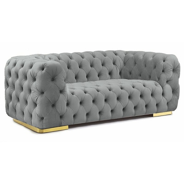 Sofa CHESTER 2 velvet beżowy tap.199 - Signal